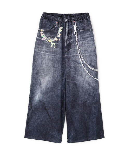 TALKING ABOUT THE ABSTRACTION の転写パンツ L TALKING ABOUT THE ABSTRACTION（トーキング アバウト ジ