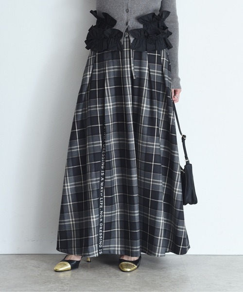 完売品 新品タグ付き Eimee Law テキストプリント プリーツスカート スカート│1page｜通常価格とセール価格│Eimee Law & LHELBIE