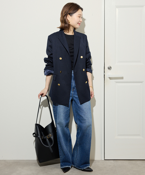 SLOBE IENA ジャケット テーラードジャケット TRダブルブレスト