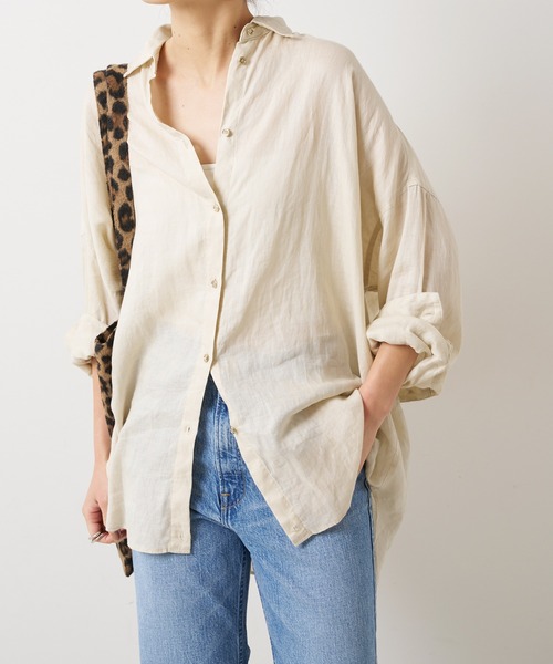 Spick＆Span ブラウス シャツ 「追加3」80リネンカシュクール