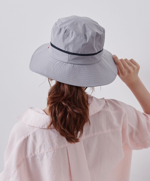 女性系　ハット HATMIKKE 帽子 ハット 「接触冷感」EDWINタフタアドベンチャー
