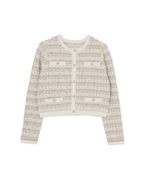 Her lip to ニットカーディガン S ブルー レディース : ZOZOTOWN Yahoo