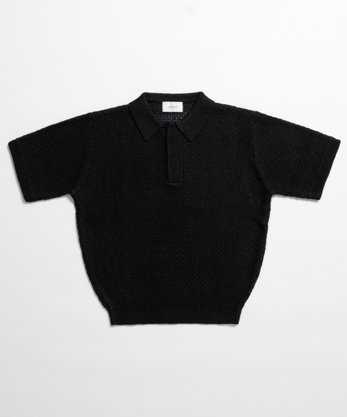 soerte ポロシャツ 半袖 Multi Color Jacquard Knit Polo / マルチ