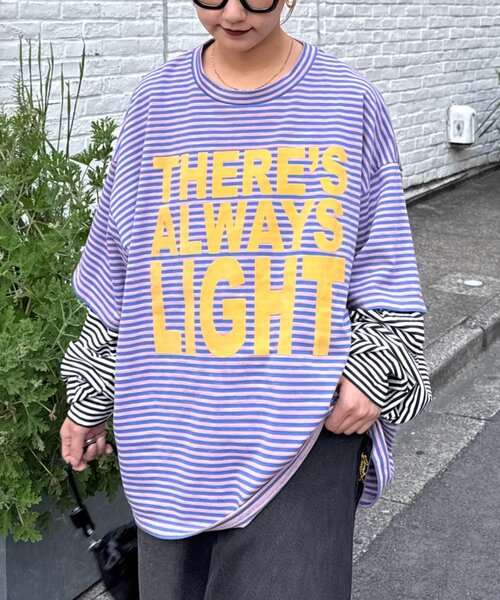 SOUNDSGOOOOD（サウンズグッド） tシャツ 「SG」ボーダーレイヤード