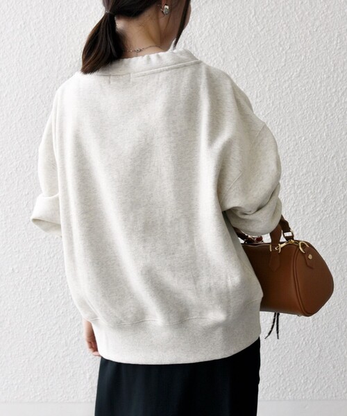 SHIPS any トレーナー スウェット any:「洗濯機可能」USA コットン 裏