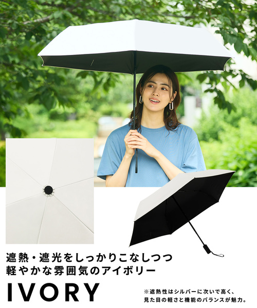 折りたたみ傘 ＼UVカット率＆完全遮光100%／ 晴雨兼用美肌傘 日傘 ユニ