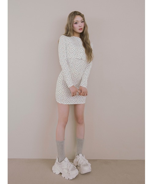 【mym.kon】Daricダーリッチ フローラルカットカーディガン Darich（ダーリッチ） カーディガン フローラルカットカーディガン