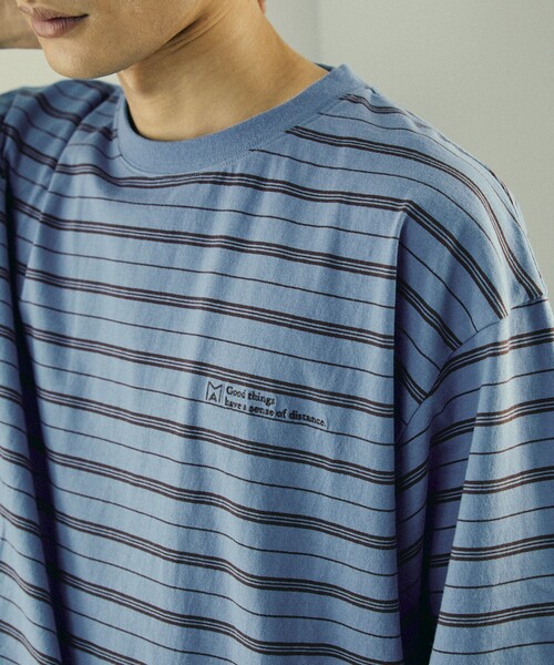 「Firsthand」 半袖Tシャツ M サックスブルー メンズ