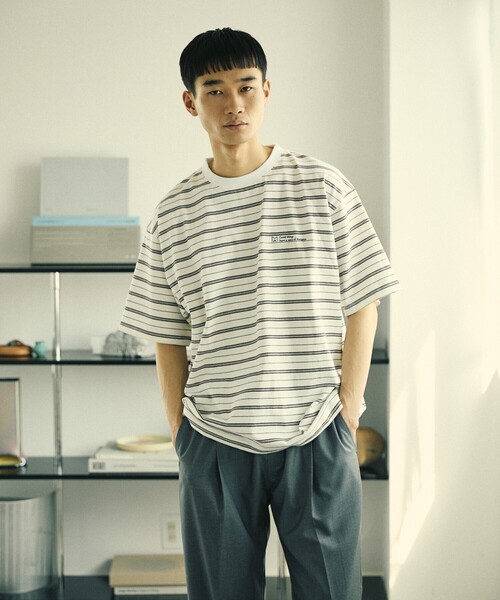 「Firsthand」 半袖Tシャツ M サックスブルー メンズ