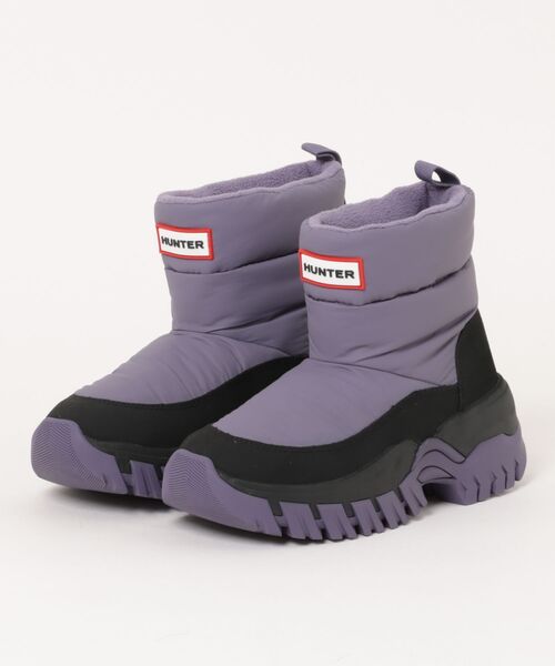 ^ ^【3/1~4発送できません⚠︎】  HUNTER ショートブーツ 紫 Hunter Boots - ハンターブーツ公式オンラインストア