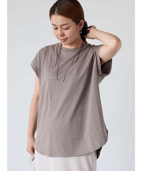 Lugnoncure（ルノンキュール） tシャツ 「接触冷感」フレンチ袖 