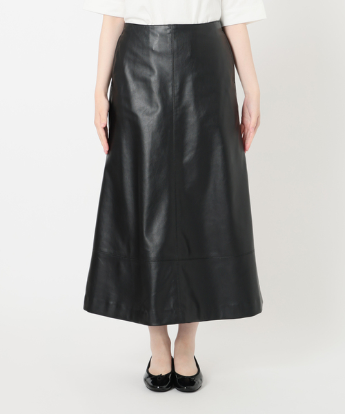 【IENA】スカート（新品・未使用） IENA スカート フェイクレザーフレアスカート : ZOZOTOWN Yahoo