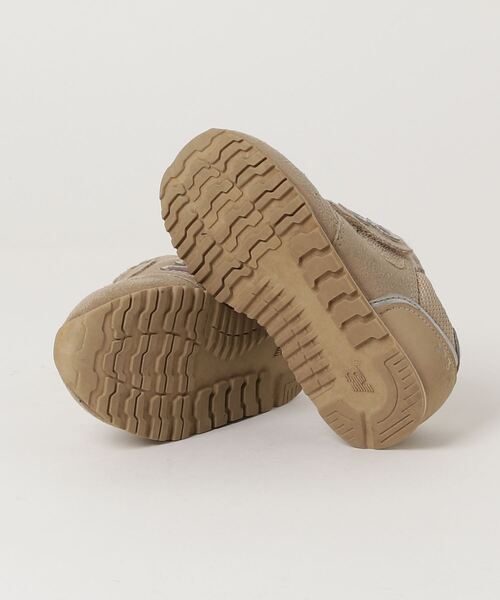 「New Balance」 「KIDS」ローカットスニーカー 15.5cm ベージュ キッズ