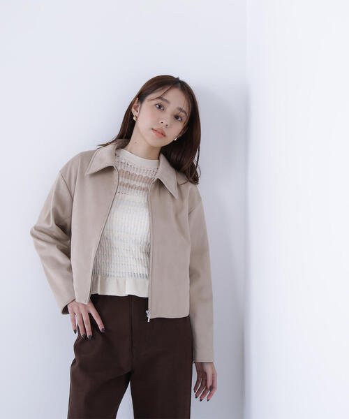 またまたお値下げ致しました！30000円→12900円！ナチュラルビューティー！ NATURAL BEAUTY BASIC（ナチュラルビューティーベーシック） ブルゾン