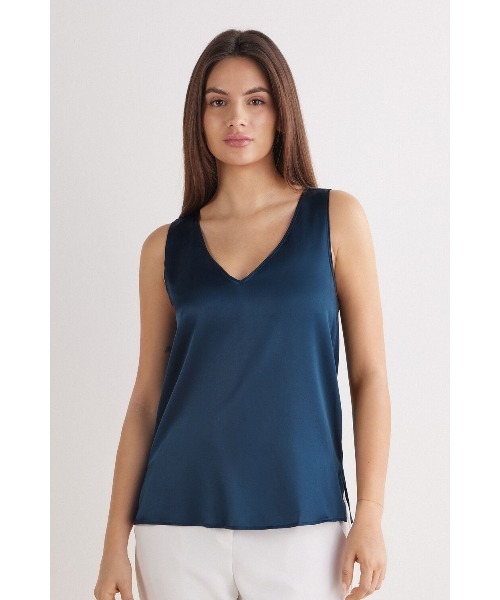 Intimissimi（インティミッシミ） タンクトップ ノースリーブ シルク V