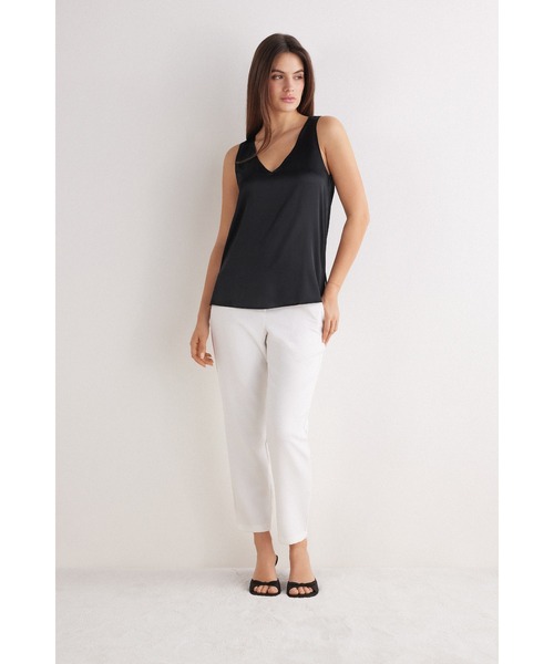 Intimissimi（インティミッシミ） タンクトップ ノースリーブ シルク V 
