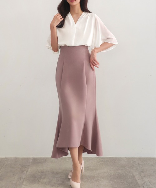 「CENEA」 半袖ブラウス LARGE ブラック レディース_画像4