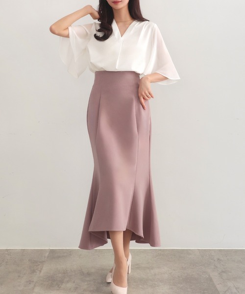 「CENEA」 半袖ブラウス LARGE ブラック レディース_画像5