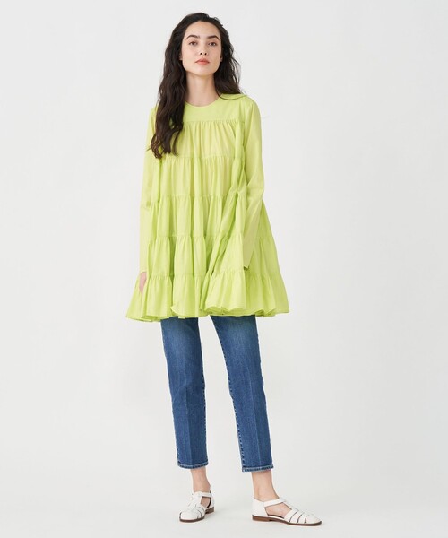 merlette（マーレット） 長袖ワンピース 3 ライトグリーン レディース