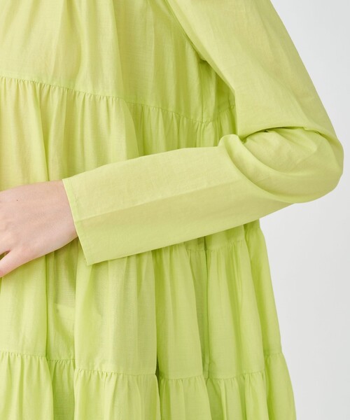 merlette（マーレット） 長袖ワンピース 3 ライトグリーン レディース