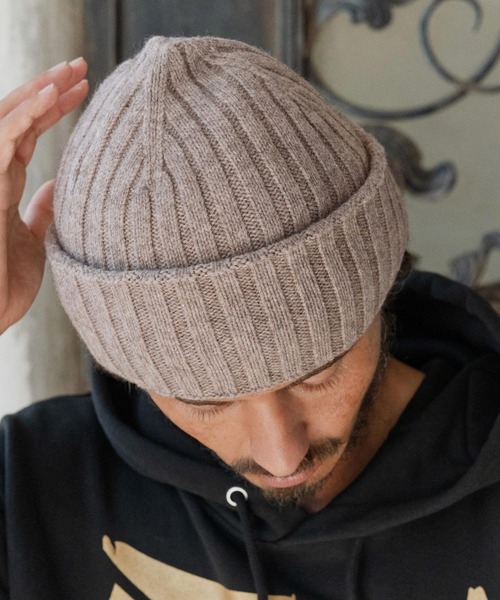 CAMBIO（カンビオ） ニット帽 ニットキャップ mko13180-Pure Yak Knit