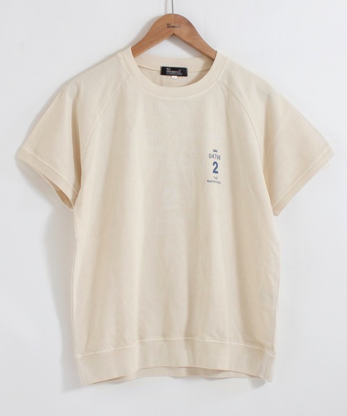 「ALL ORDINARIES」 半袖Tシャツ M ライトグレー レディース_画像5