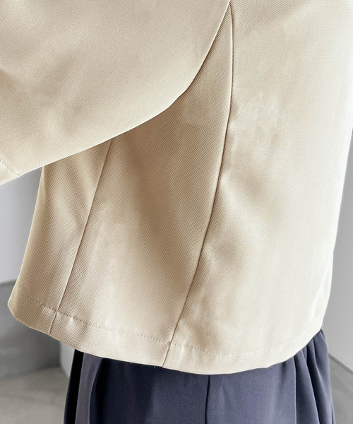 「RIRIYANO」 ジャケット「classicalelfコラボ」 LARGE ベージュ レディース_画像5