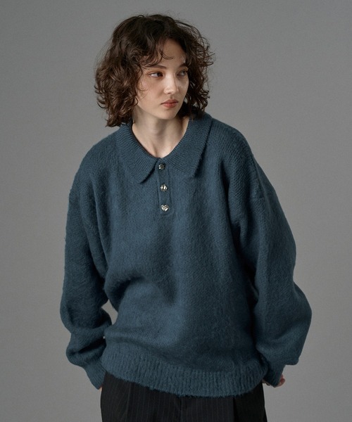 90s Patagonia ウールニットセーター ハーフボタン ニットポロ M 90s Patagonia ウールニットセーター ハーフボタン ニットポロ M x