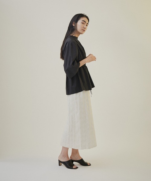 「SALON adam et rope'」 半袖ブラウス FREE サックスブルー レディース_画像2