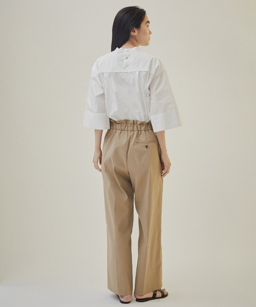 「SALON adam et rope'」 半袖ブラウス FREE サックスブルー レディース_画像3