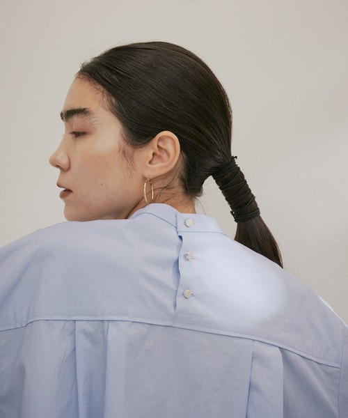 「SALON adam et rope'」 半袖ブラウス FREE サックスブルー レディース_画像7