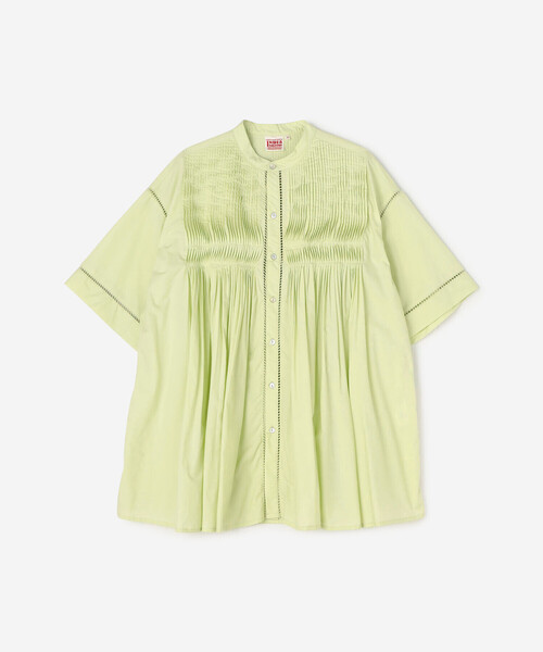 「Bshop」 半袖チュニック 1 オフホワイト レディース_画像3