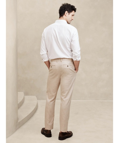 「BANANA REPUBLIC FACTORY STORE」 パンツ 31W 30L ナチュラル メンズ_画像4