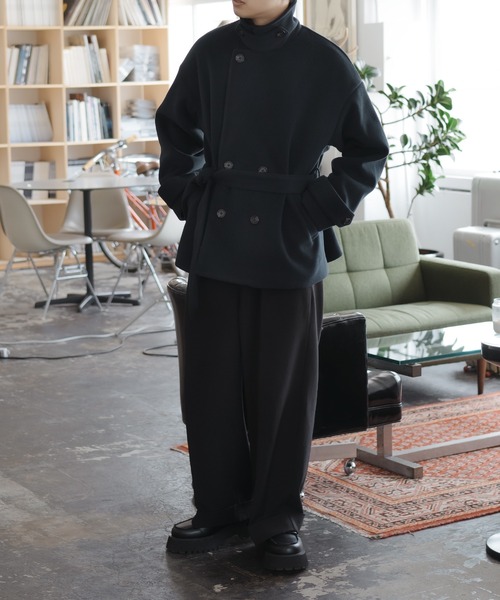 「epnok」 チェスターコート MEDIUM モカ メンズ_画像2