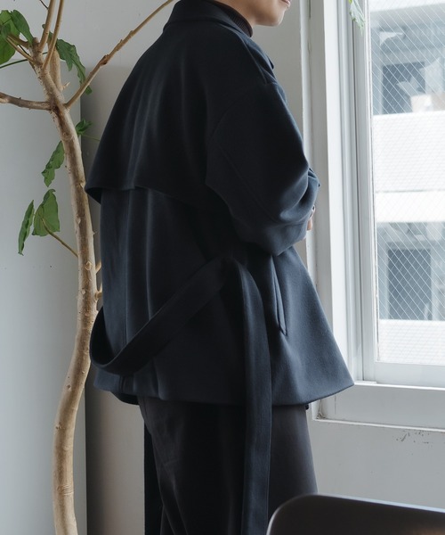 「epnok」 チェスターコート MEDIUM モカ メンズ_画像3