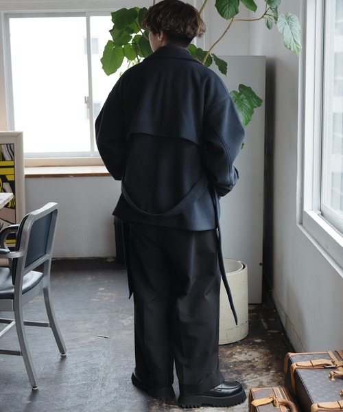 「epnok」 チェスターコート MEDIUM モカ メンズ_画像7