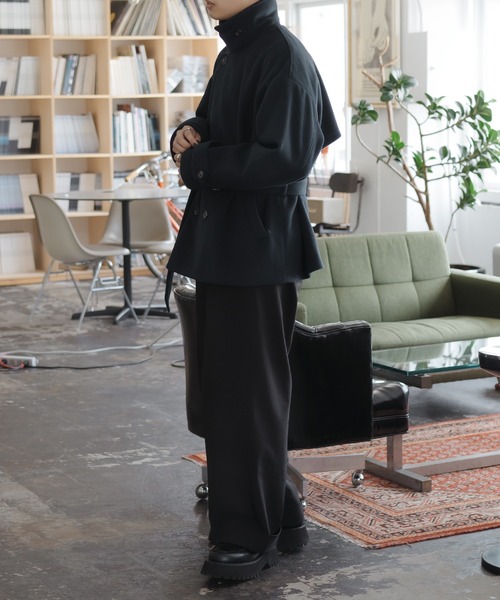 「epnok」 チェスターコート MEDIUM モカ メンズ_画像8