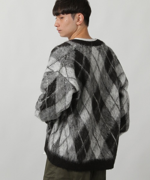 LAKOLE（ラコレ） カーディガン 柄シャギーカーディガン / 598620