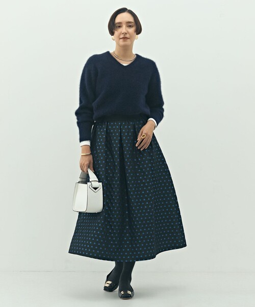 新品タグなし2024ss tao フリル、ジャガード スカート 新品タグなし2024ss tao フリル、ジャガード スカート