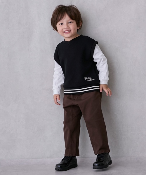 トップス 子供用Tシャツ & ベスト 上下セット 春秋 男の子 子供服 
