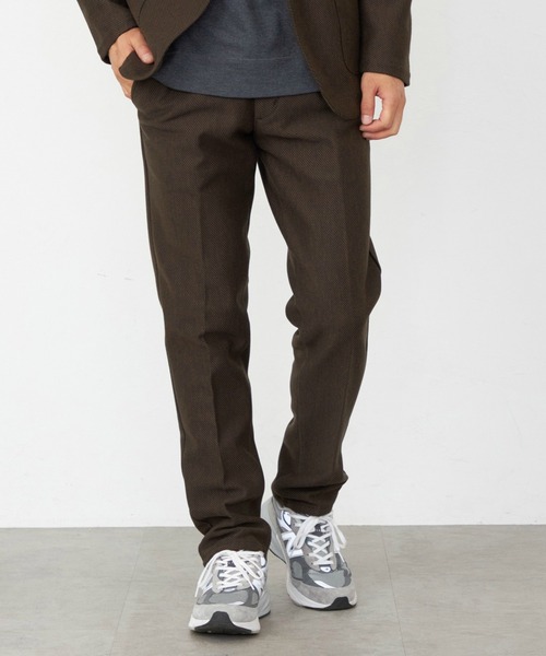 EDWIN（エドウィン） パンツ デニスラ ルーミーテーパード ツイード