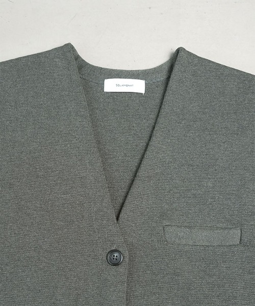 SOLAMONAT（ソラモナ） ジャケット ノーカラージャケット ウエハース