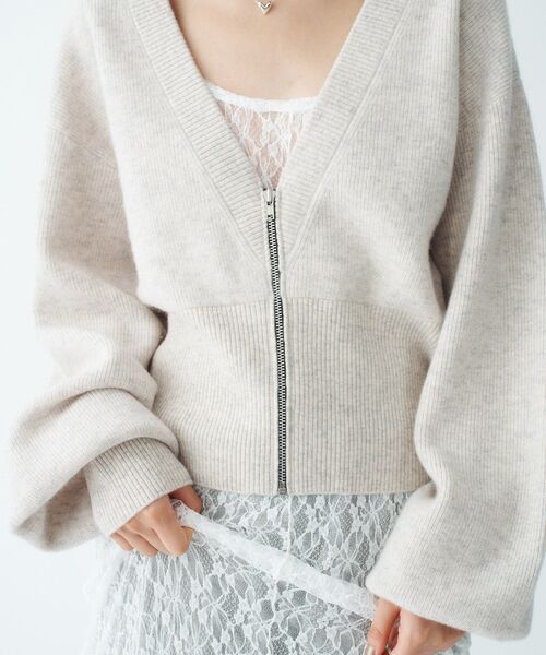 CODE A カーディガン zip form cardigan レディース : ZOZOTOWN Yahoo