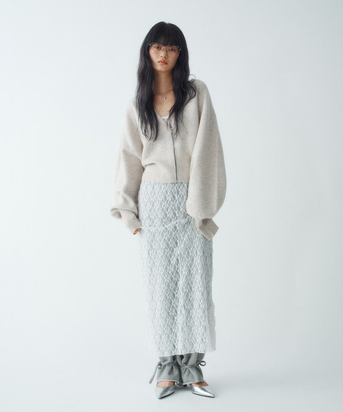 CODE A カーディガン zip form cardigan レディース : ZOZOTOWN Yahoo