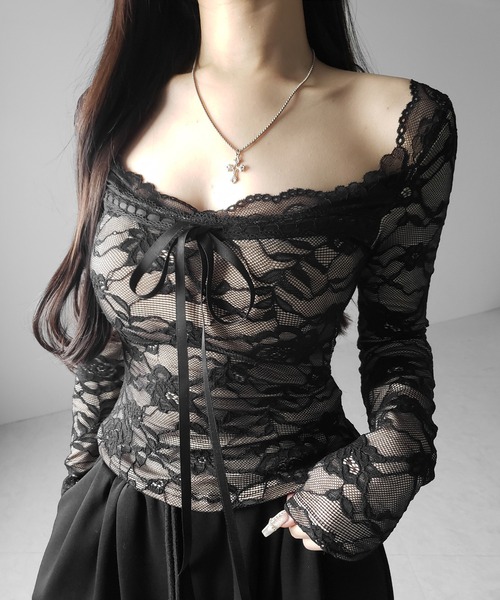 me+em select（ミームセレクト） tシャツ 「 裏起毛 」フロントリボン