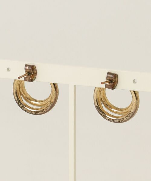 「PHILIPPE AUDIBERT」 ピアス(両耳用) FREE ゴールド レディース_画像2