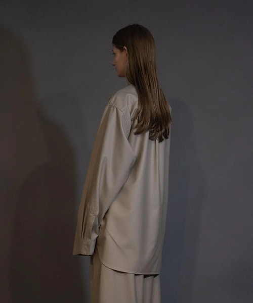 「my beautiful landlet」 長袖シャツ 1 ネイビー メンズ_画像4