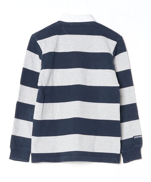 「Barbarian」 ボーダー柄長袖Tシャツ X-SMALL ネイビー メンズ_画像2