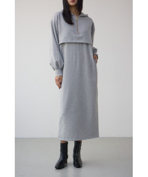 AZUL BY MOUSSY（アズールバイマウジー） ワンピース レイヤード風裏
