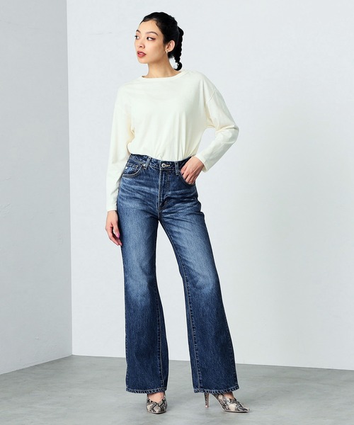 SOMETHING（サムシング） ブーツカットデニムパンツ MEDIUM インディゴ